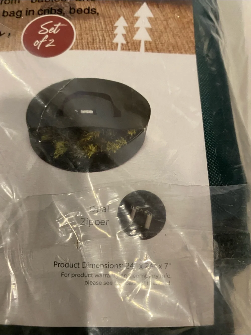NIP Wreath Storage Bag